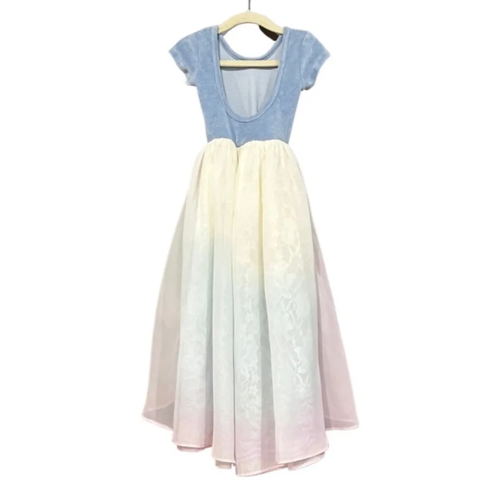 Pleiades Dip Dyed Unicorn Eliza Blue/Purple‎ Dress